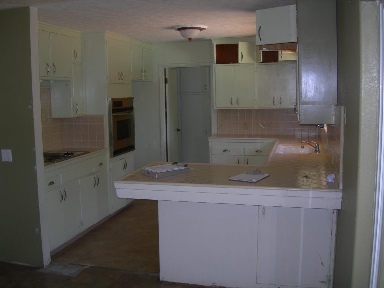 A kitchen that is being remodeled.